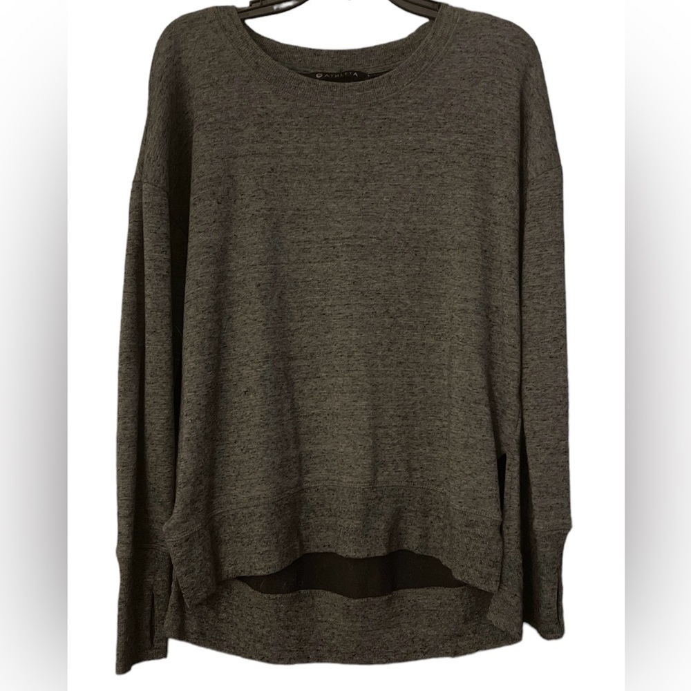 Athleta sweatshirt/long sleeved shirt. Size S. Grey.